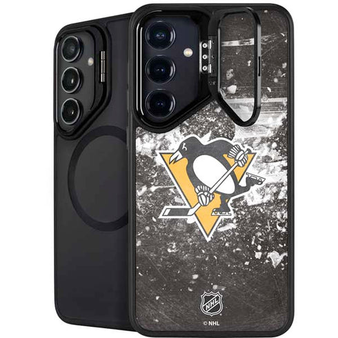 NHL Pittsburgh Penguins Frozen Galaxy S24 FE Kickstand Case